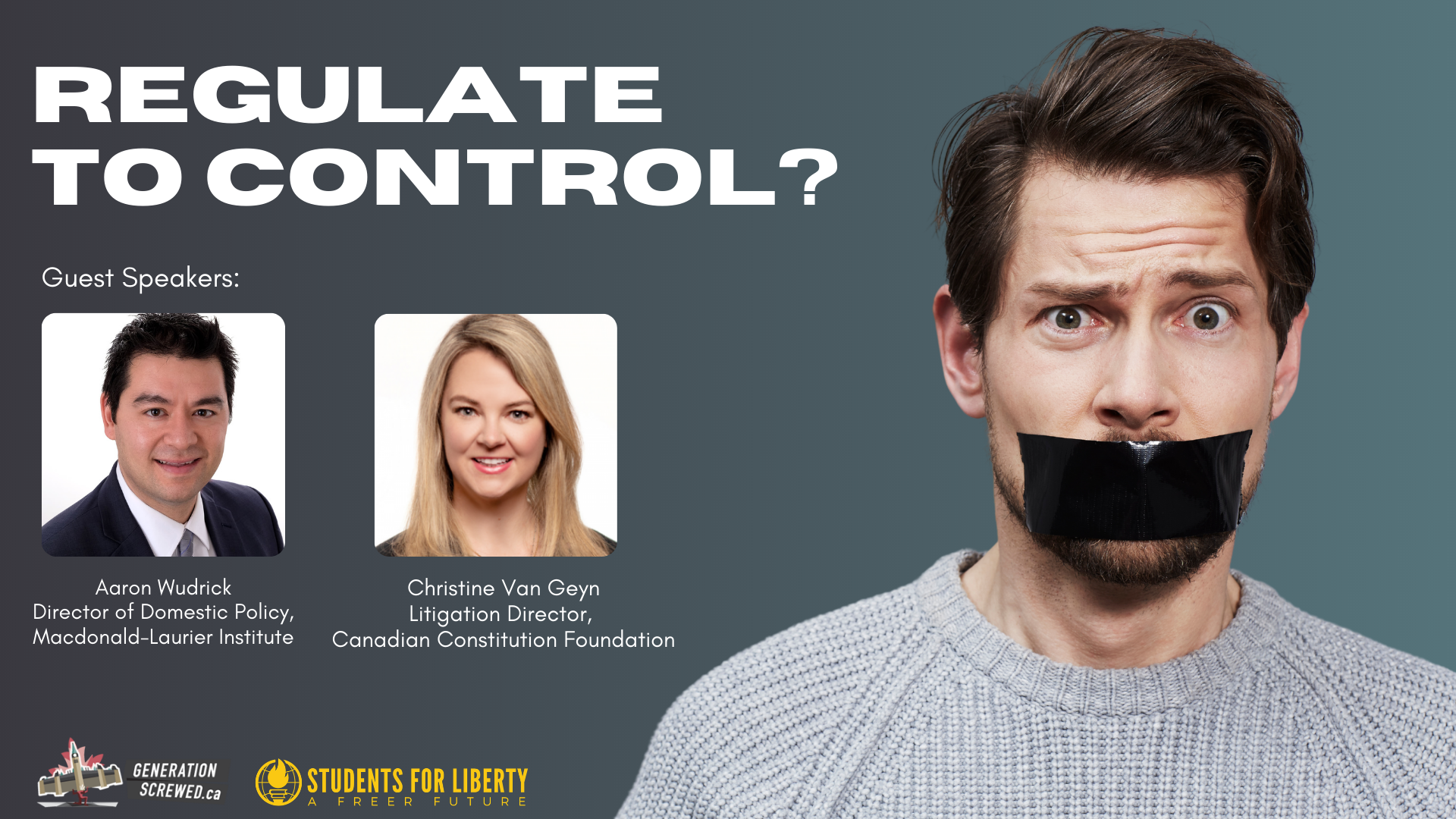 ICYMI: Regulate to Control? How Bill C-10 can give government control over what you say online.